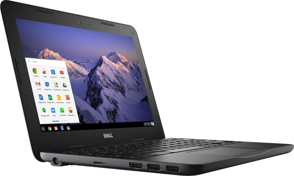 Laptop, Dell, Chromebook Inspiron 3181, Intel Celeron N3060, 2.48GHz, 11.6”, HD,  1366 x 768, 4GB DDR4 32GB SSD