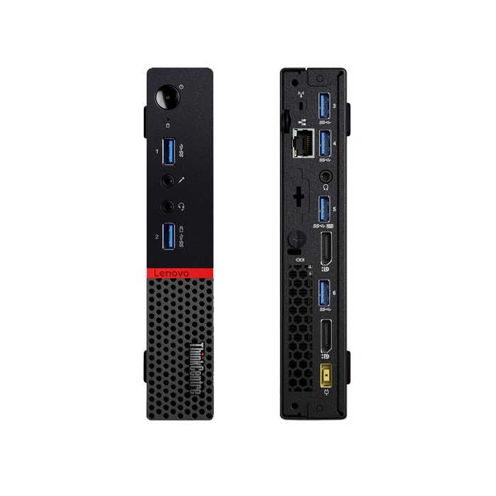 Sistem Tiny Desktop PC, Lenovo M900q, Intel® Core I5, Gen 6, 8 GB DDR4, 256 GB SSD