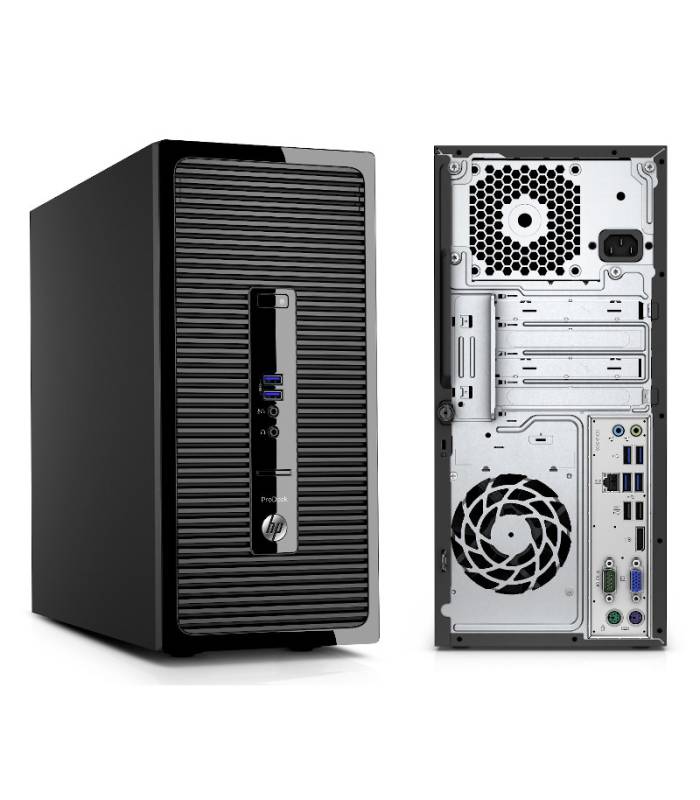 Tour PC. HP 400. Sain & fiable. Process: 3.30 GHz, RAM :8 Go = W 10 pro x64