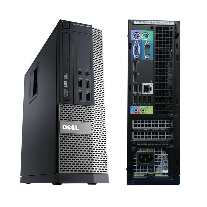 Sistem Desktop PC, Dell,  7020, Intel® CoreTM i7-4770, 3.40GHz, 8GB DDR3, 256GB SSD, DVD