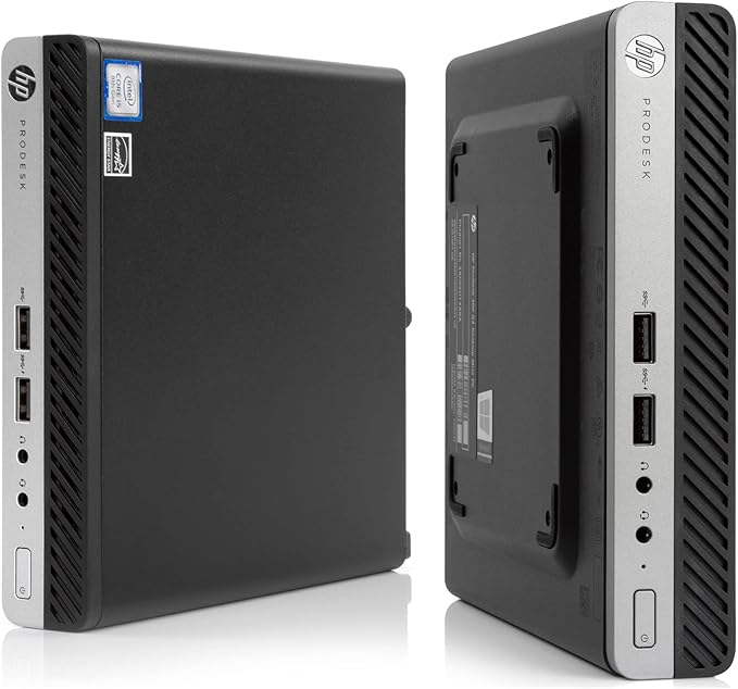 Sistem Tiny Desktop PC, HP 400 G4, Intel® Core I5, Gen 8, 16 GB DDR4, 256 GB SSD
