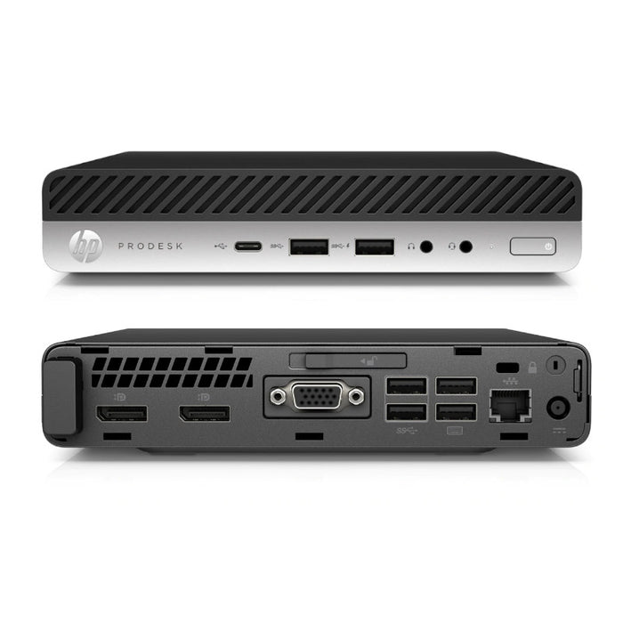 Sistem Tiny Desktop PC, HP 600 G3, Intel® Core I5, Gen 7, 16 GB DDR4, No HDD