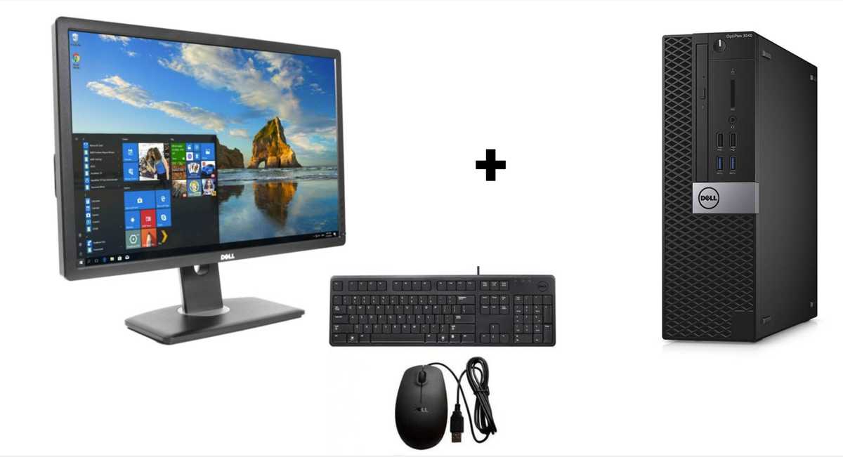 Pachet Sistem Dell 3040 i5 SFF + Monitor Dell U2412M — atxcomputers.ro