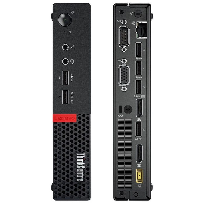 Sistem Tiny Desktop PC, Lenovo M700q, Intel® Core I5, Gen 6, 8 GB DDR4, 256 GB SSD