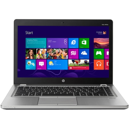 Laptop, HP, HP EliteBook Folio 9470M, Intel® Core™ i7-3687U, 2.10GHz, 14”, HD+,  1600 x 900, 8GB DDR3, 180GB SSD, Intel HD Graphics